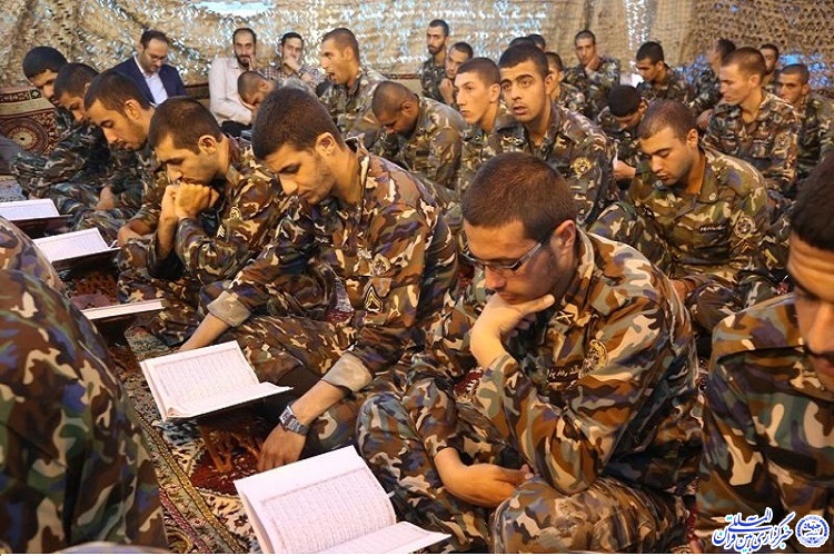 برگزاری محفل انس با قرآن کریم در پدافند&zwnj;هوایی اراک