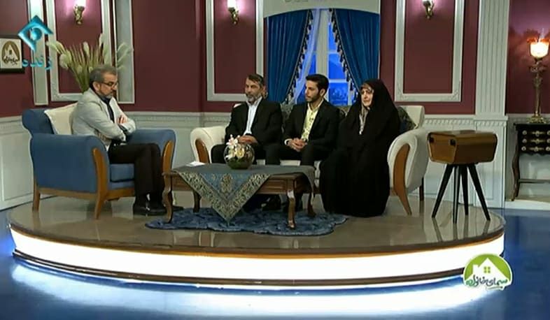 «مسعود سیاف‌زاده» به همراه خانواده در شبکه اول سیما + فیلم