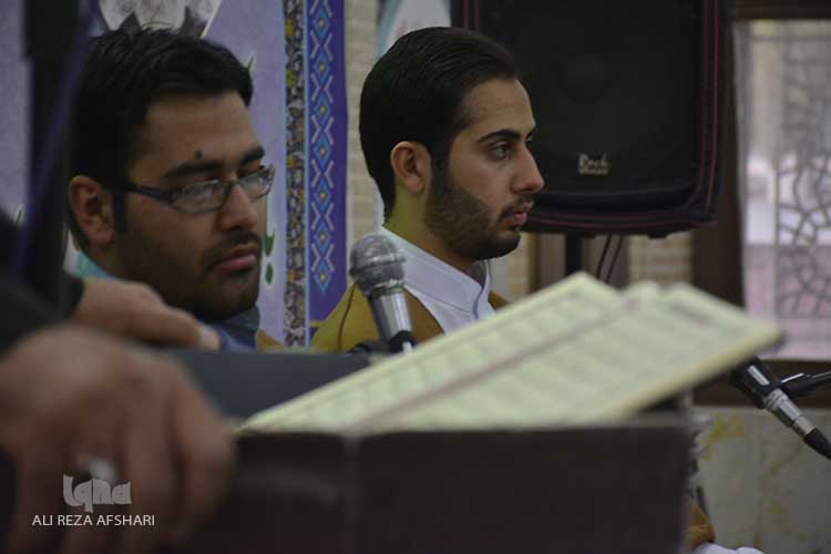 مراسم جز خوانی در حرم زینبیه اصفهان