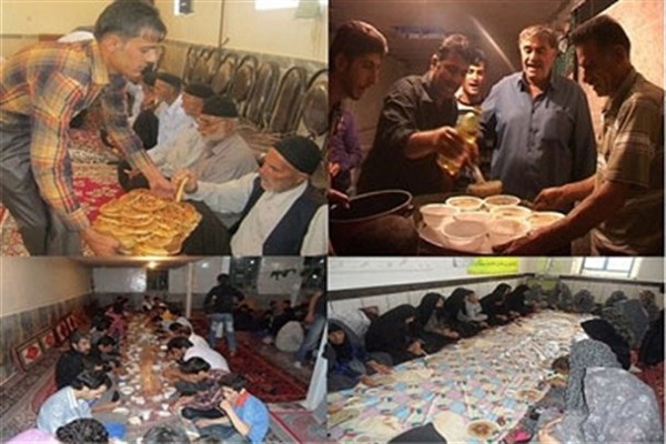 چاووش&lrm;خوانی چراغ&lrm;گردان&lrm;ها و پخت کاکولی در رمضان بختیاری