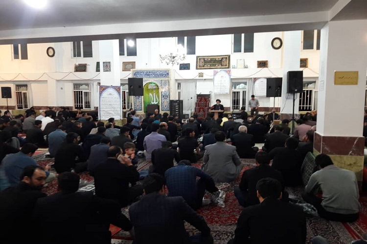 برگزاری مراسم اولین شب لیله&zwnj;القدر در مسجد جوادالائمه بیجار + عکس