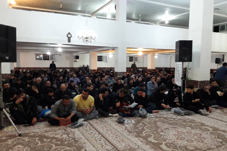 برگزاری مراسم اولین شب لیله&zwnj;القدر در مسجد جوادالائمه بیجار + عکس