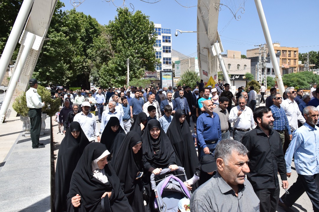 گزارش تصویری راهپیمایی روز جهانی قدس در خرم&zwnj;آباد