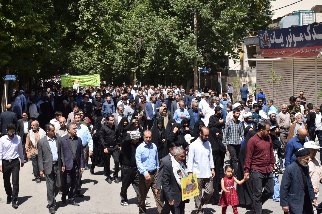 گزارش تصویری راهپیمایی روز جهانی قدس در خرم&zwnj;آباد