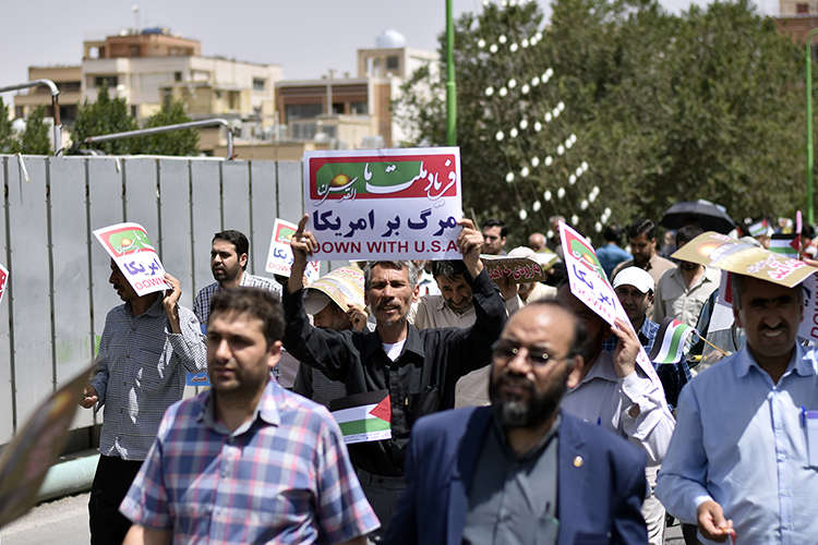 مراسم راهپیمایی روز قدس در اصفهان مراسم راهپیمایی روز قدس در اصفهان