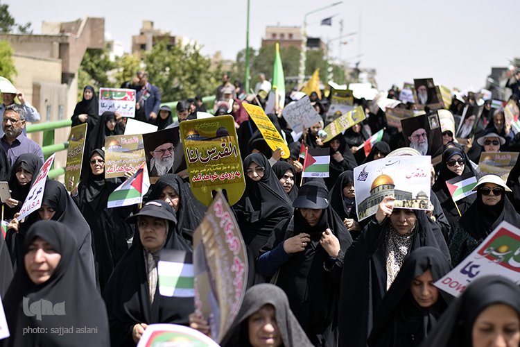 مراسم راهپیمایی روز قدس در اصفهان مراسم راهپیمایی روز قدس در اصفهان