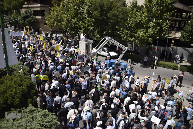 مراسم راهپیمایی روز قدس در اصفهان مراسم راهپیمایی روز قدس در اصفهان