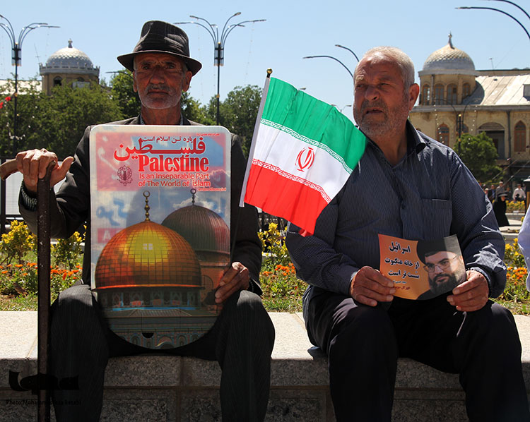 راهپیمایی روز قدس در همدان