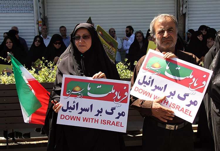 راهپیمایی روز قدس در همدان