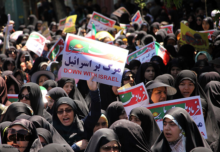 راهپیمایی روز قدس در همدان
