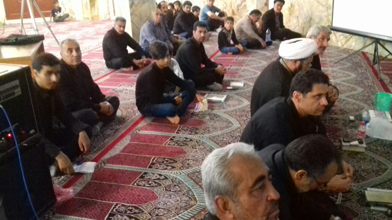 برگزاری مراسم جزءخوانی قرآن در مسجد دولتشاهی خرم&lrm;آباد