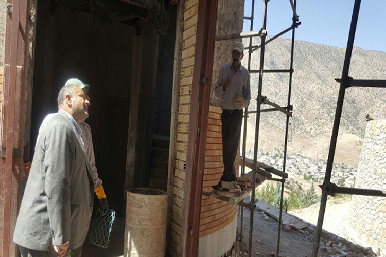 گزارش تصویری بازدید مدیرکل حفظ آثار دفاع مقدس لرستان از روند ساخت مرکز فرهنگی دفاع مقدس