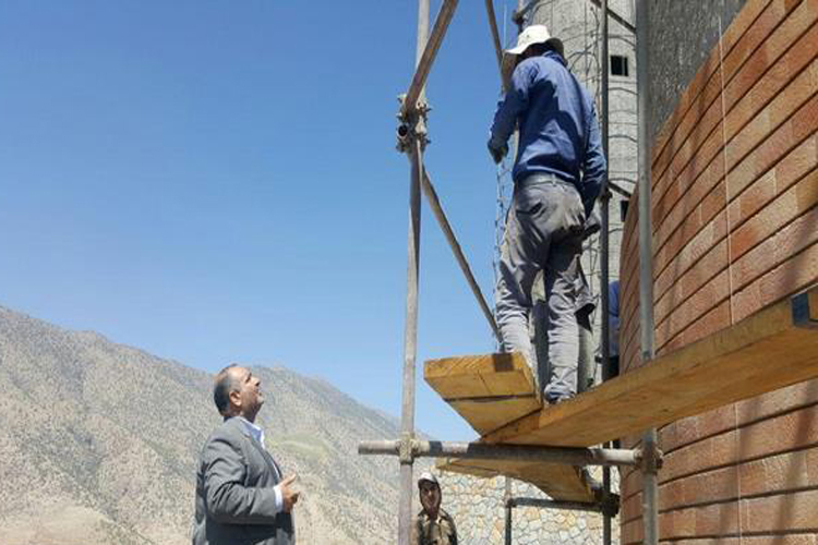 گزارش تصویری بازدید مدیرکل حفظ آثار دفاع مقدس لرستان از روند ساخت مرکز فرهنگی دفاع مقدس