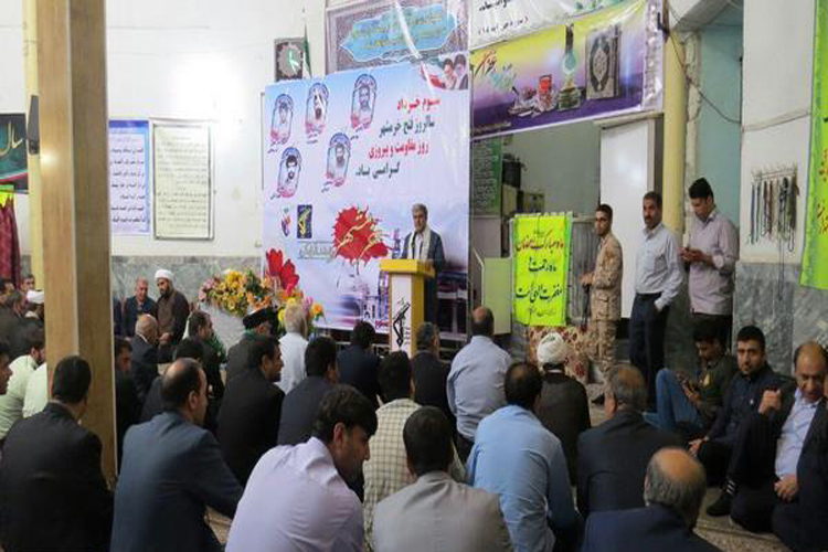 گزارش تصویری مراسم تجلیل از خانواده شهدای عملیات بیت&zwnj;المقدس در پلدختر
