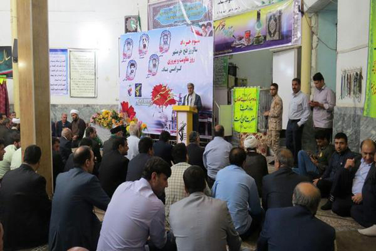 گزارش تصویری مراسم تجلیل از خانواده شهدای عملیات بیت&zwnj;المقدس در پلدختر