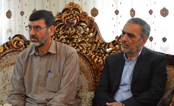 دیدار سردار غیاثی با خانواده چند تن از شهدای لرستان + عکس