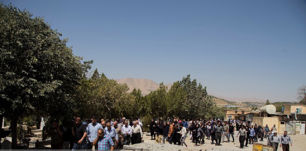 گزارش تصویری از مراسم تشیع جانباختگان اتوبوس ترمینال سنندج