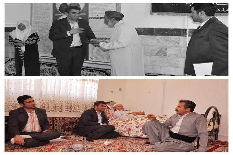 قدردانی از پیشکسوتان عرصه مولودخوانی و دف&zwnj;نوازی کردستان