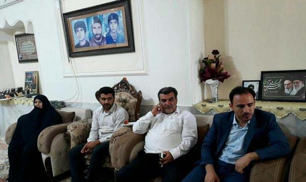 گزارش تصویری دیدار سردار آذرنوش با خانواده شهیدان علی&zwnj;بخشی