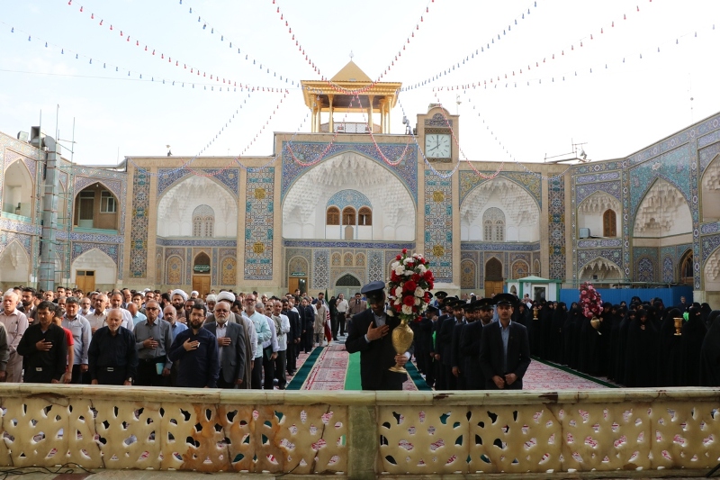 آئین معنوی خطبه&zwnj;خوانی اصحاب رسانه برگزار شد