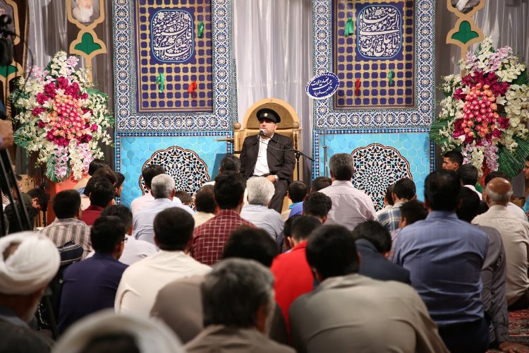 گزارش تصویری مراسم اذن دخول خدام رضوی در مسجد ارگ یزد