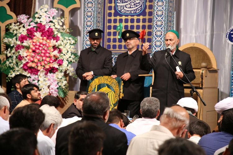گزارش تصویری مراسم اذن دخول خدام رضوی در مسجد ارگ یزد