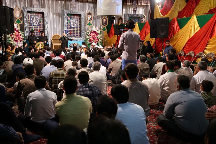 گزارش تصویری مراسم اذن دخول خدام رضوی در مسجد ارگ یزد