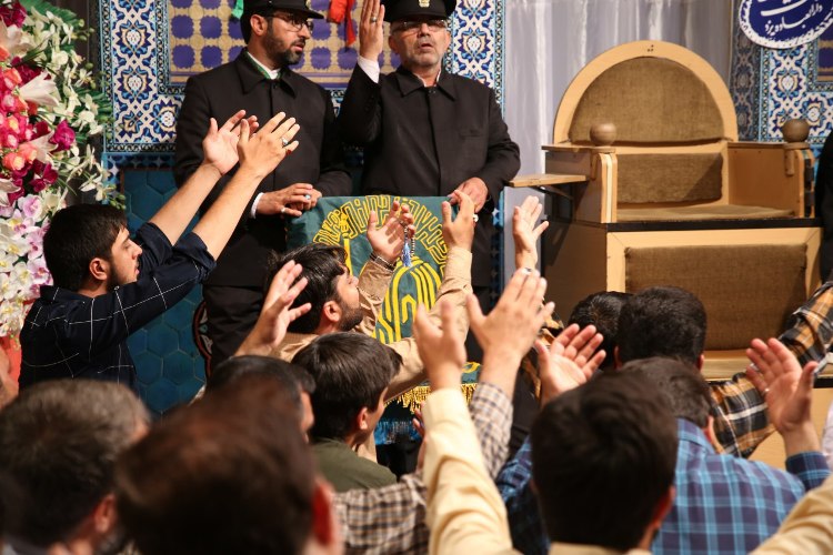 گزارش تصویری مراسم اذن دخول خدام رضوی در مسجد ارگ یزد