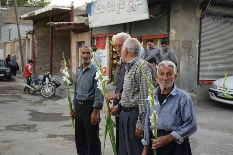 حضور خدام رضوی در مسجد الرضا(ع) کرمانشاه+عکس
