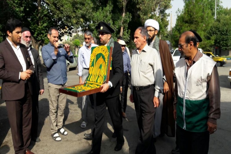ورود کاروان خدام حرم مطهر رضوی به همدان ورود کاروان خدام حرم مطهر رضوی به همدان