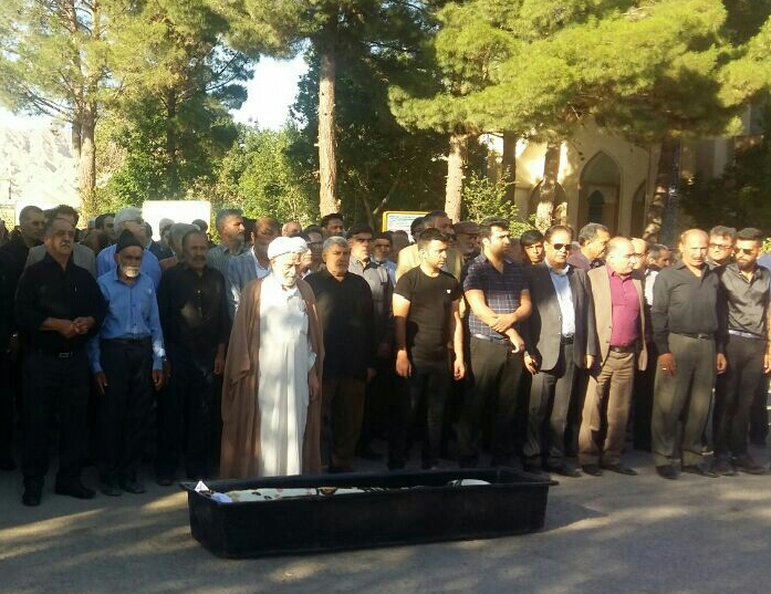 پیکر استاد《احمد شاهد》 تشیع شد