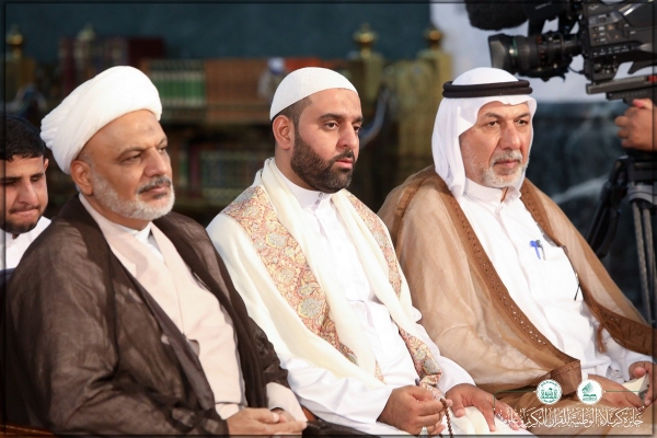 تواشیح مهدی دغاغله در افتتاحیه جایزه قرآن کربلا