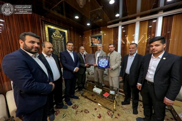 حضور مسئولین شورای شهر مشهد در آستان علوی +عکس