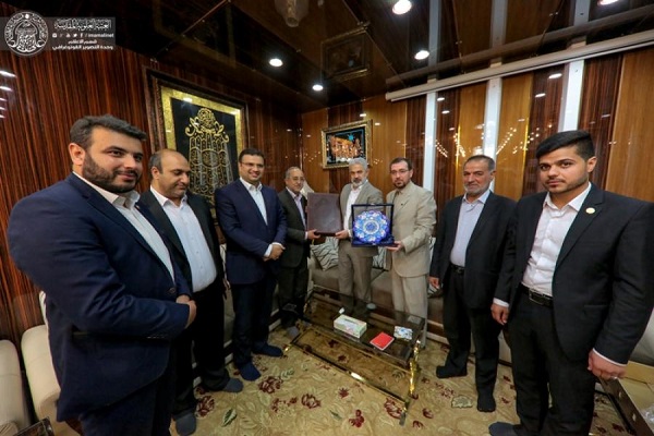حضور مسئولین شورای شهر مشهد در آستان علوی +عکس