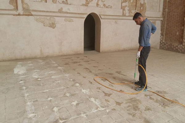 آغاز طرح مبارزه با آفات بیولوژیکی در مسجد جامع ساوه