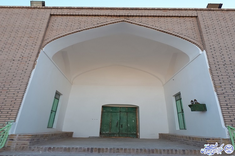 مرمت ایوان مسجد جامع خوسف به پایان رسید