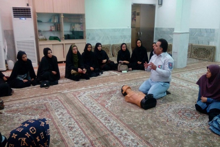 برگزاری دوره بازآموزی هفتگی مباحث امدادی ویژه مسابقات رفاقت مهر