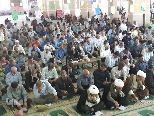 گزارش تصویری قرائت دعای عرفه در مصلای الغدیر خرم&zwnj;آباد