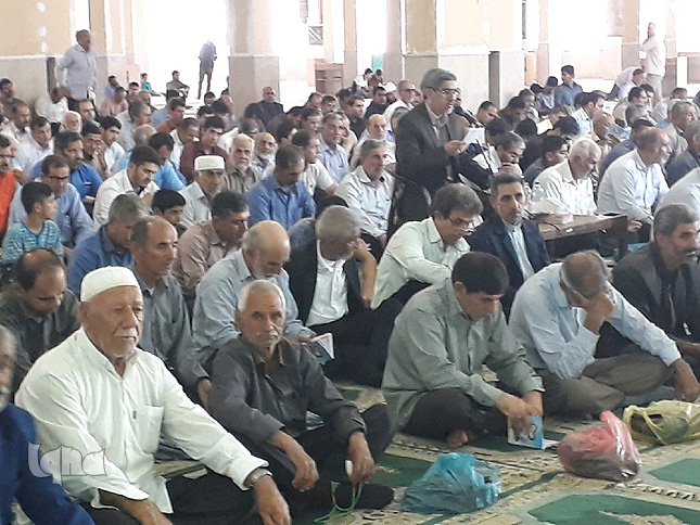 گزارش تصویری قرائت دعای عرفه در مصلای الغدیر خرم&zwnj;آباد