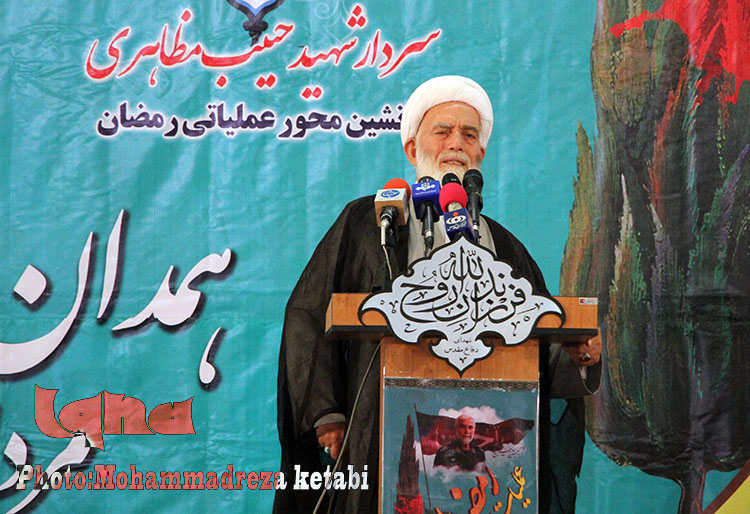 حضور سردار سلیمانی در همدان به مناسبت گرامیداشت عملیات قدس+ تصاویر
