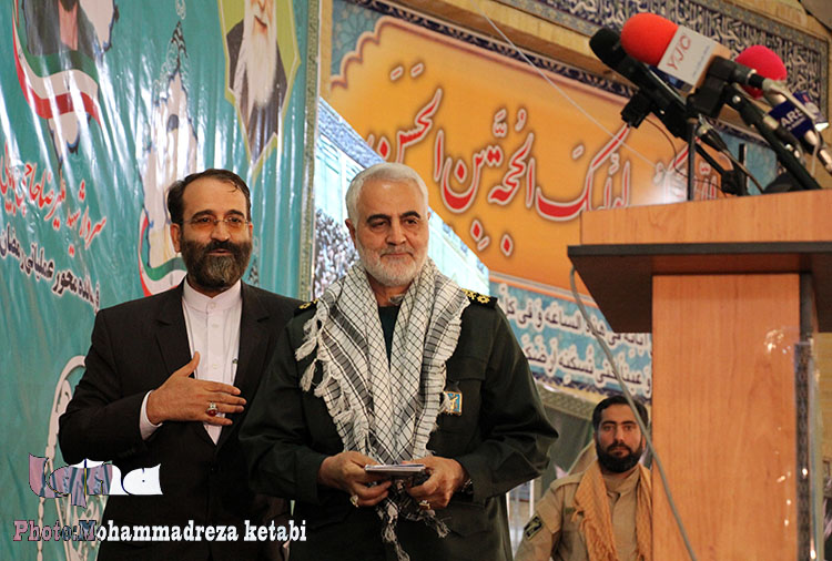 حضور سردار سلیمانی در همدان به مناسبت گرامیداشت عملیات قدس+ تصاویر