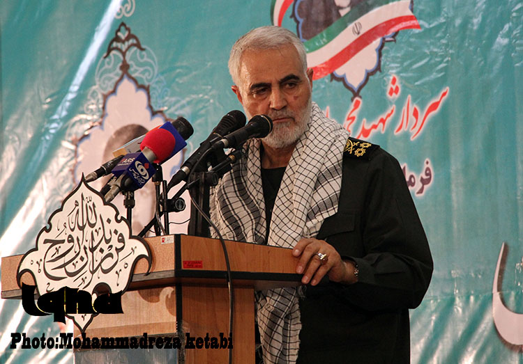 حضور سردار سلیمانی در همدان به مناسبت گرامیداشت عملیات قدس+ تصاویر
