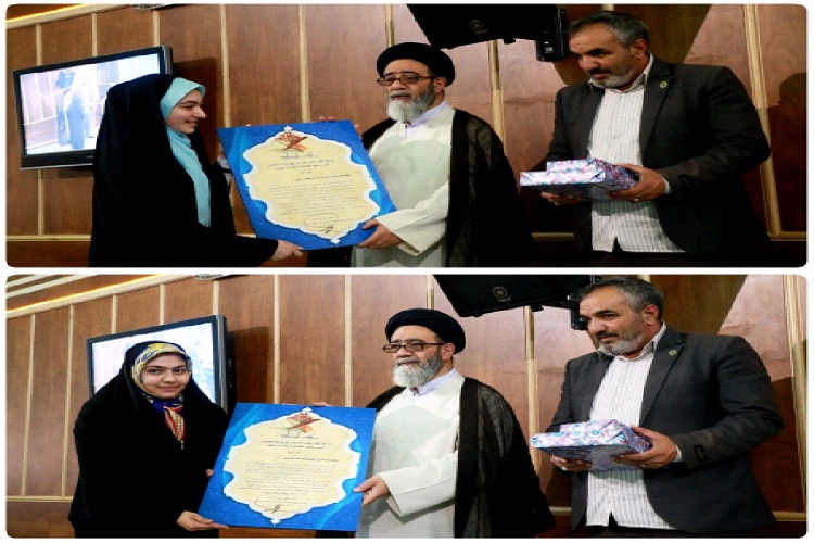 تجلیل بانوان حافظ کل قرآن در نماز جمعه تبریز