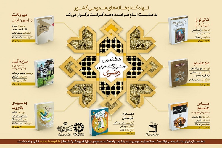 تمدید ارسال آثار در هفتمین جشنواره کتابخوانی رضوی کهگیلویه و بویراحمد