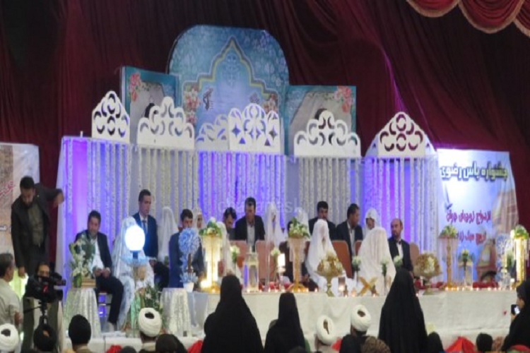 جشن&laquo;ازدواج آسان&raquo; 13 زوج در یاسوج و سرفاریاب برگزار شد