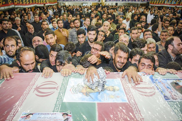 برگزاری مراسم وداع با پیکر شهیدان «حبیباللهپور» و «خلیلی» در ساری برگزاری مراسم وداع با پیکر شهیدان «حبیباللهپور» و «خلیلی» در ساری