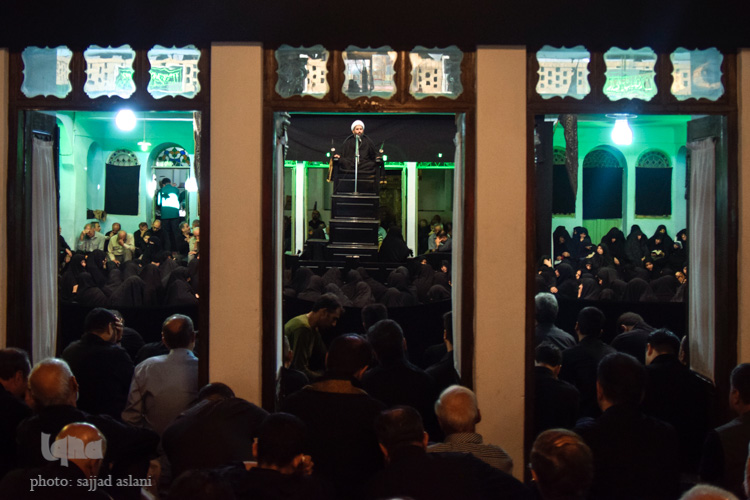 عزاداری سیدالشهدا در حسینیه ی بنکدار