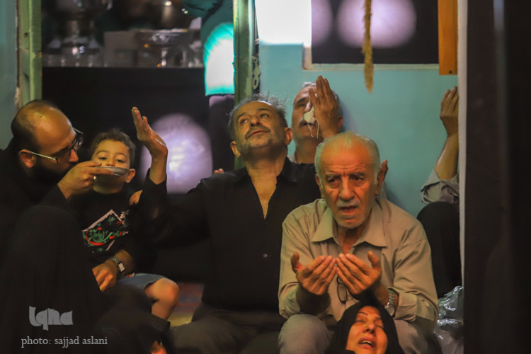 عزاداری سیدالشهدا در حسینیه ی بنکدار