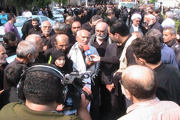 گزارش تصویری تشییع پیکر مطهر شهید حبیب&zwnj;اله&zwnj;پور در بابلسر &lrm;
