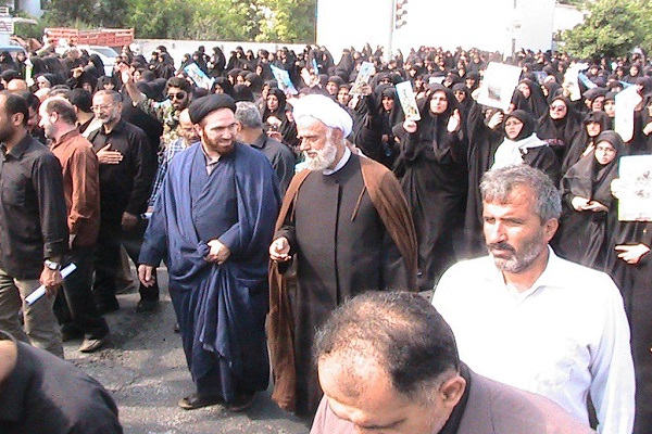 گزارش تصویری تشییع پیکر مطهر شهید حبیب&zwnj;اله&zwnj;پور در بابلسر &lrm;